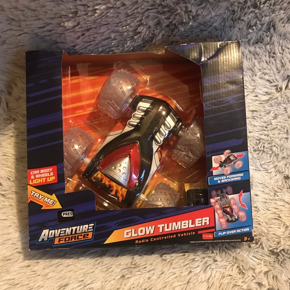Adventure Force Glow Tumbler Radio Radio controlled Flip over Action Car